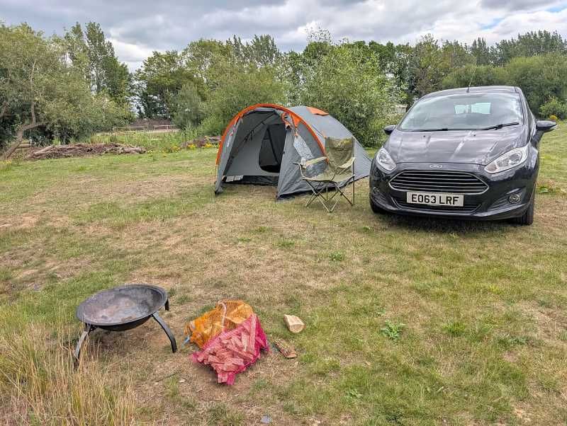 Wild camping at Willow Garth